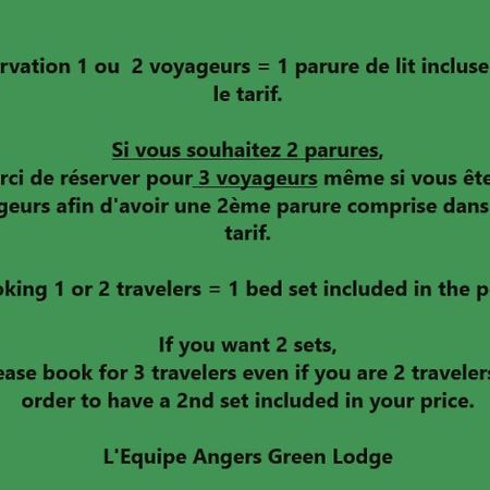 Angers Green Lodge Kültér fotó