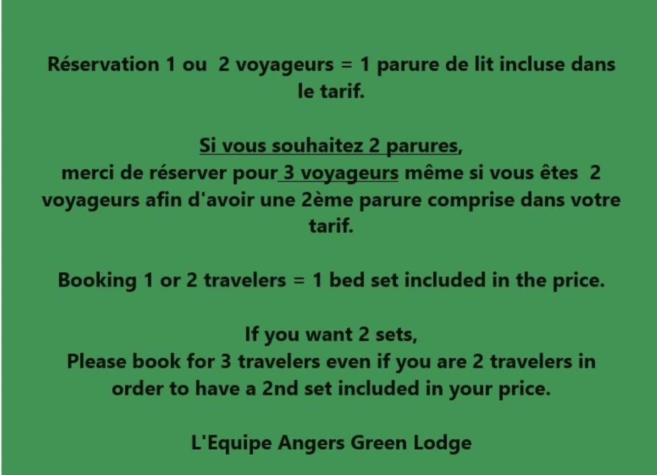 Angers Green Lodge Kültér fotó